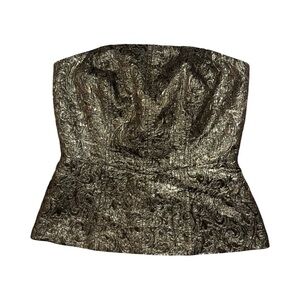 Y2K The Limited Peplum Strapless Top
